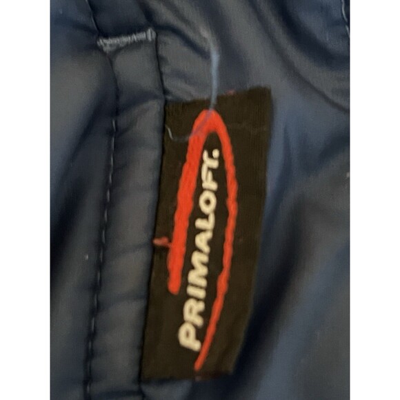 Lands End Jacket Primaloft Mens Large 42-44 Quilted Coat Navy Packable - Picture 4 of 11